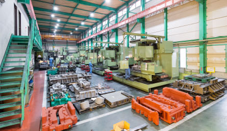 Interior of the Machining Factory